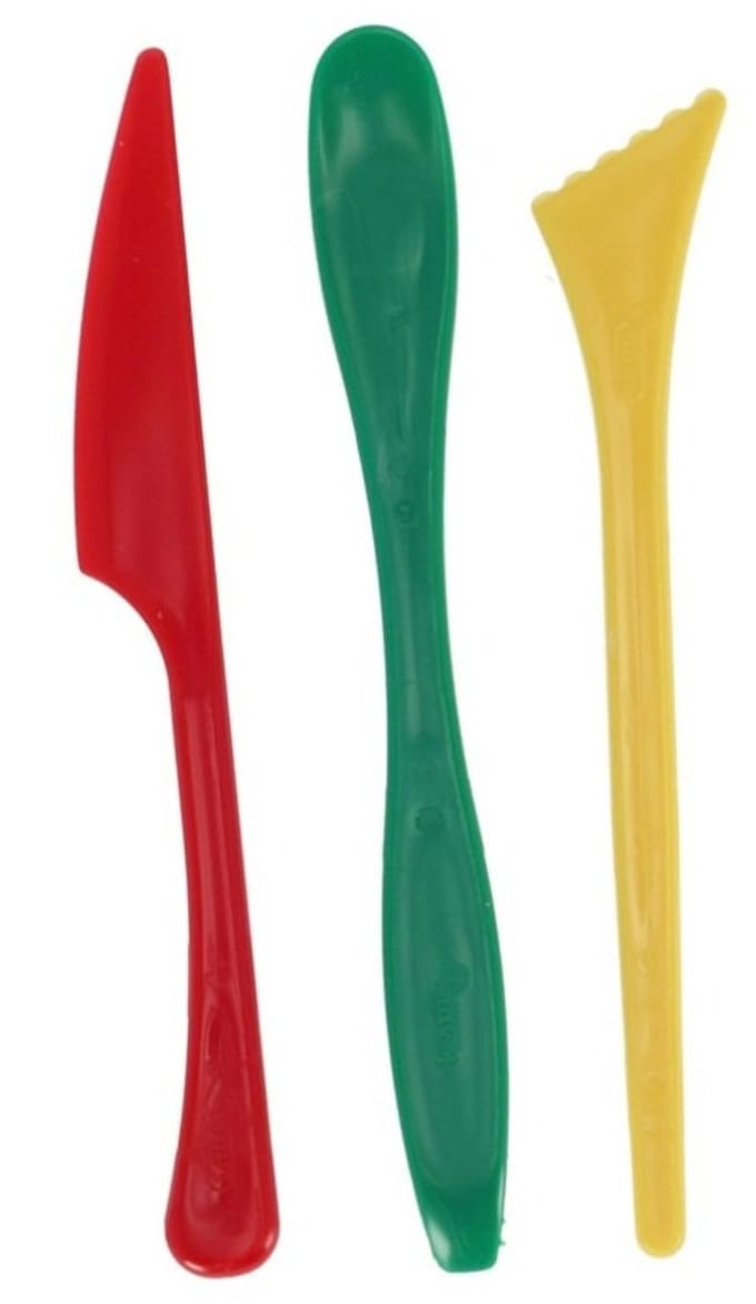 Jovi Boetseerspatelset Rood/groen/geel 3-delig