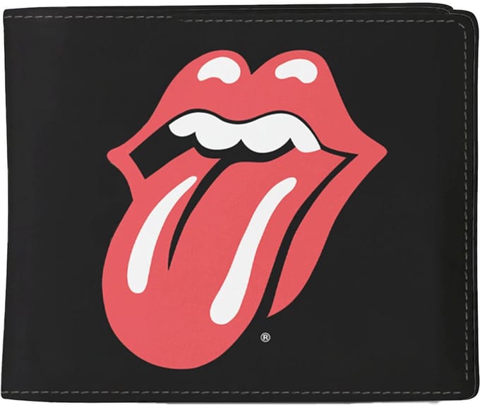 Rocksax The Rolling Stones - Logo Portemonnee - Zwart