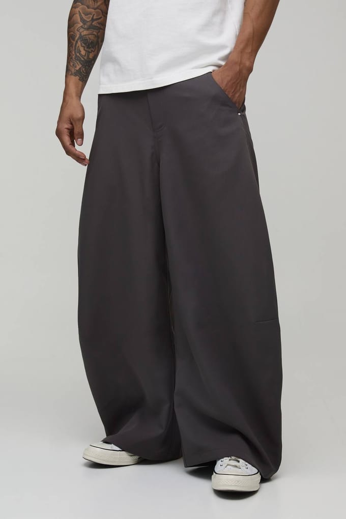 Extreme Balloon Fit Klinknagel Broek | Slate Grey | Size Medium