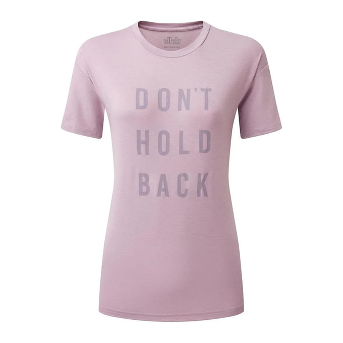 dhb Dames-T-shirt ‘Dont Hold Back’ (Paars)
