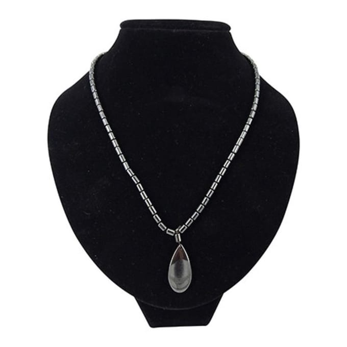 Hematiet ketting druppel