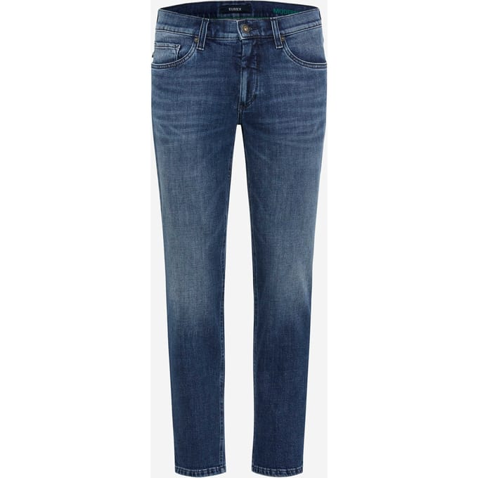 Eurex Heren Jeans  Style LENN BLUE STONE, denim blauw regular, maat 42/36