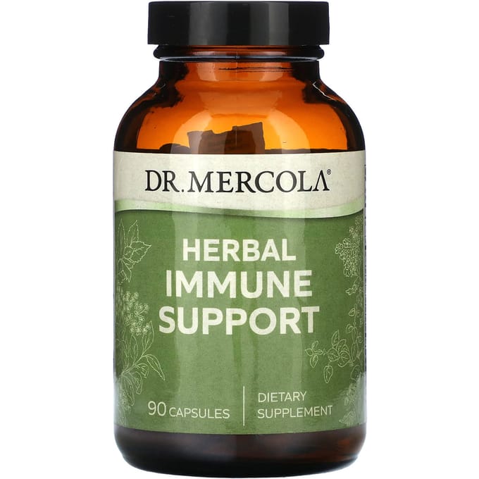 Dr. Mercola, Soutien Immunitaire Herbal, 90 Capsules