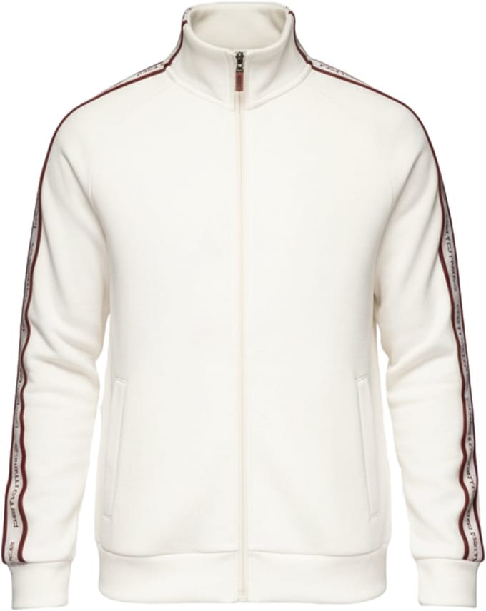 OMBRE Sweater - Regular Fit - Katoen - Lange Mouw Wit M