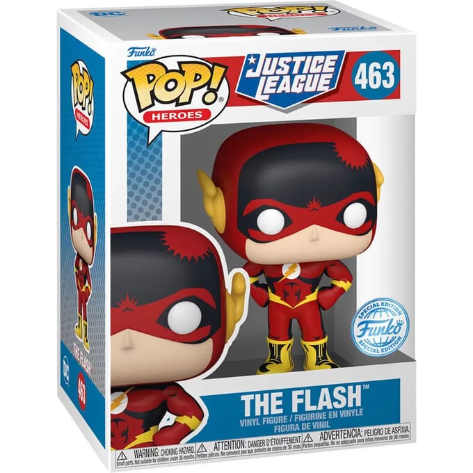 Pop Heroes: Justice League - The Flash (Special Edition) Funko Pop #463