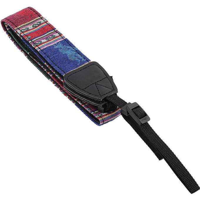 Universele Verstelbare Vintage Mode Camera Schouder Nek Riem #208 black