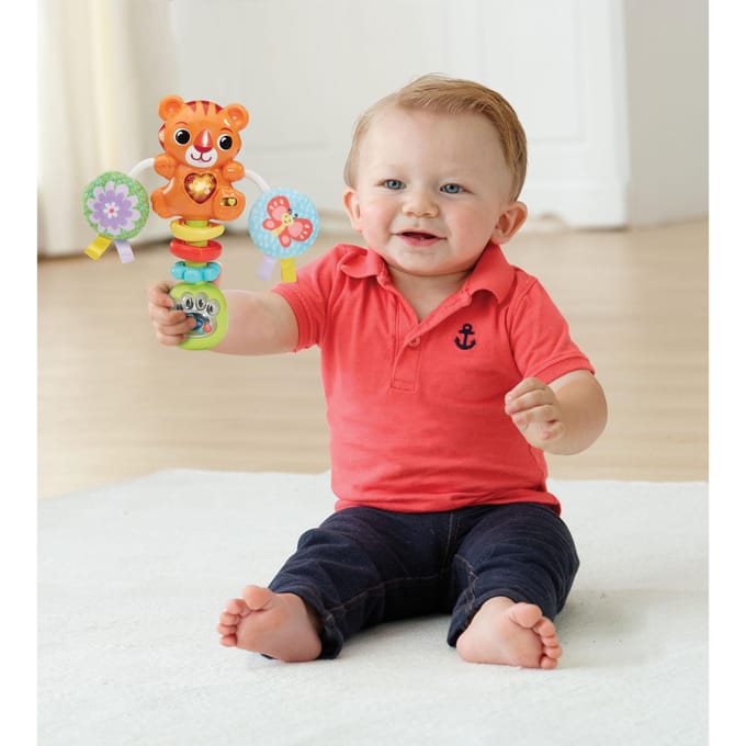 Vtech Tijger Rammelaar Interactief speelgoed Grijp- en bijtspeelgoed