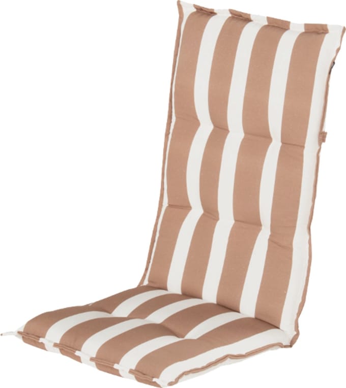 Hartman tuinstoel kussen - Roma cappuccino - 123x50x8cm - hoge rug