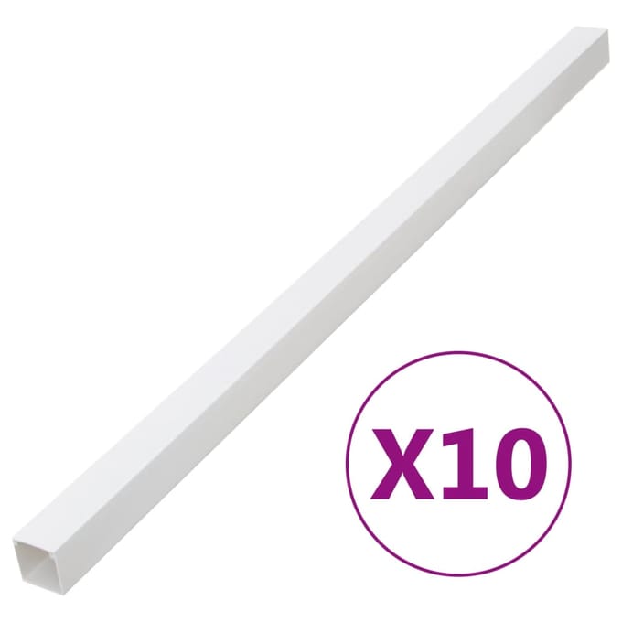 vidaXL - Kabelgoot - 100x40 - mm - 10 - m - PVC