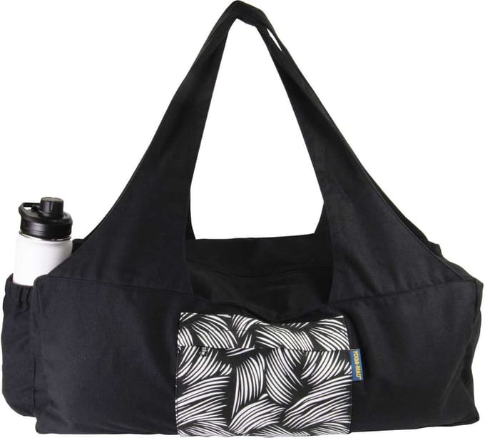 Yoga Mad - Deluxe Sporttas - Zwart/Wit