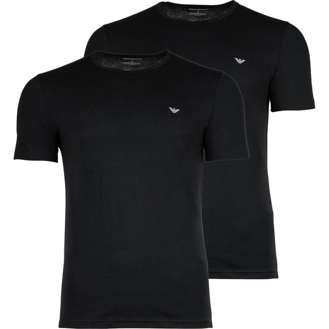 Pyjama's / nachthemden Emporio Armani 2-pack Lounge Crew aansluitende T-shirts