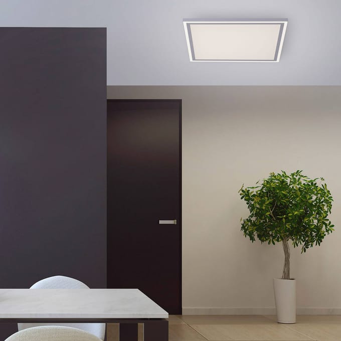 JUST LIGHT. GmbH LED plafondlamp Edging, tunable white, 46x46 cm