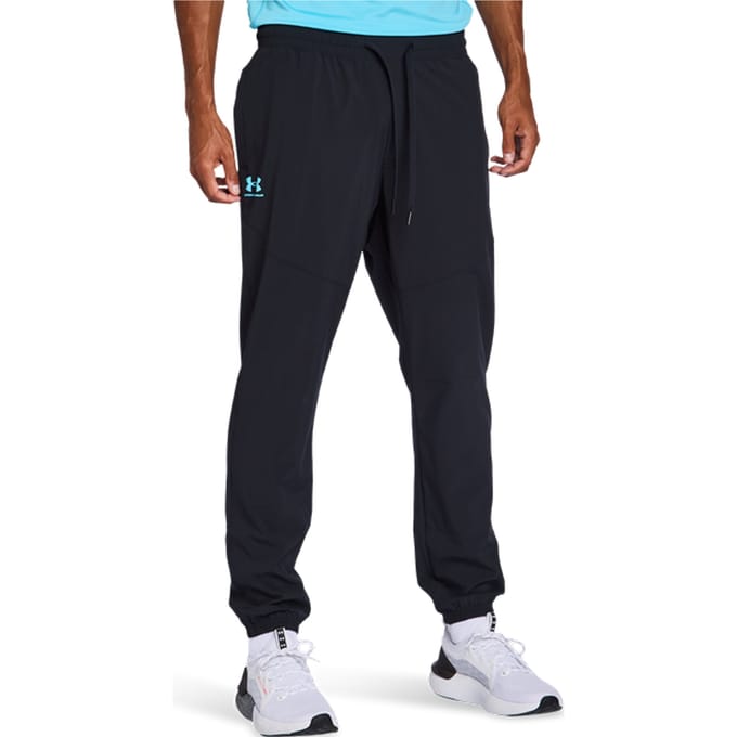 Under Armour Vibe Woven Broeken Heren - Zwart - Maat XS - Poly Woven