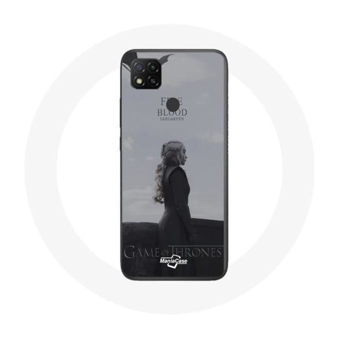 Coque pour Xiaomi Redmi 9C Game of Thrones Saison 8 Daenerys Targaryen feu et sang Le Trône de Fer L