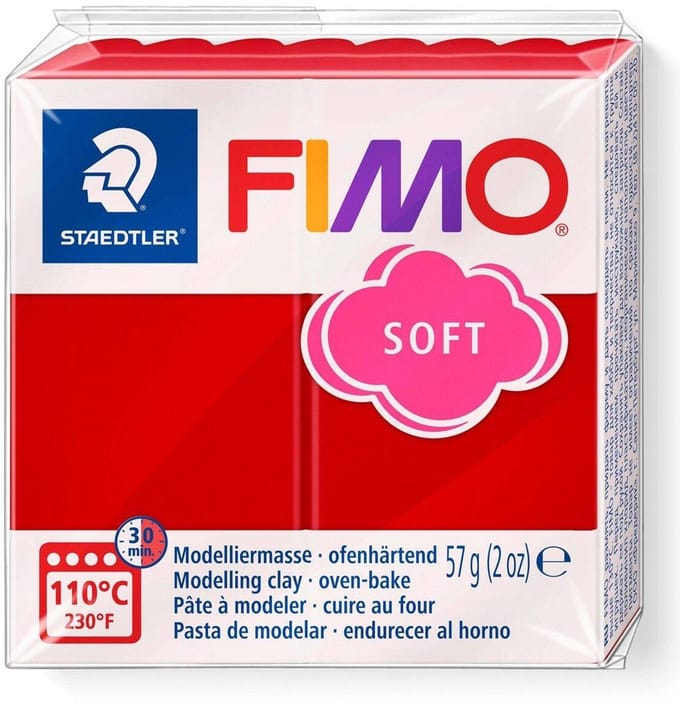 FIMO soft boetseerklei 57 g Kerstrood