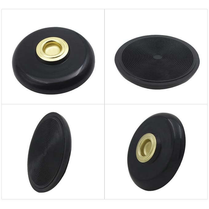 Cello Eindpin Stop Stopper Houder Ankerbeschermer Antislip met metalen oog gray