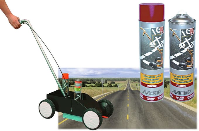 Motip Markeringspray Geel - 600 ml