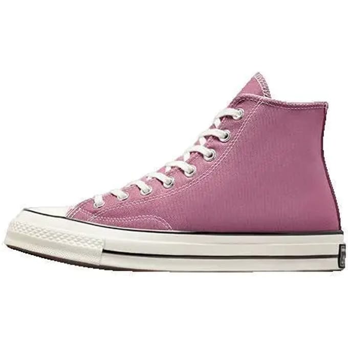 Chuck 70 dameshoge schoen roze Aura/zilverreiger/zwart