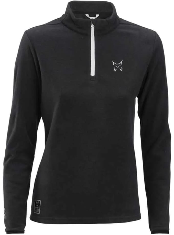 Altus Uri Fleece Met Halve Rits Zwart M Vrouw