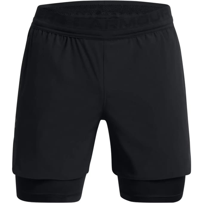 Under Armour Vanish Elite 2in1 Shorts Heren-Zwart