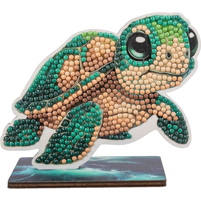 Diamond Painting "Crystal Art Wildlife Buddies" - Schildpad