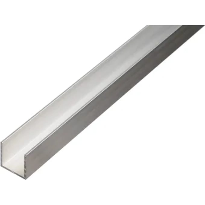 Alberts U-profiel - Aluminium - 10x15x1,5mm 2,6m