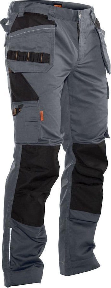 Jobman Practical 2322 Werkbroek Holsterpockets - Mannen - Donkergrijs/Zwart - 54