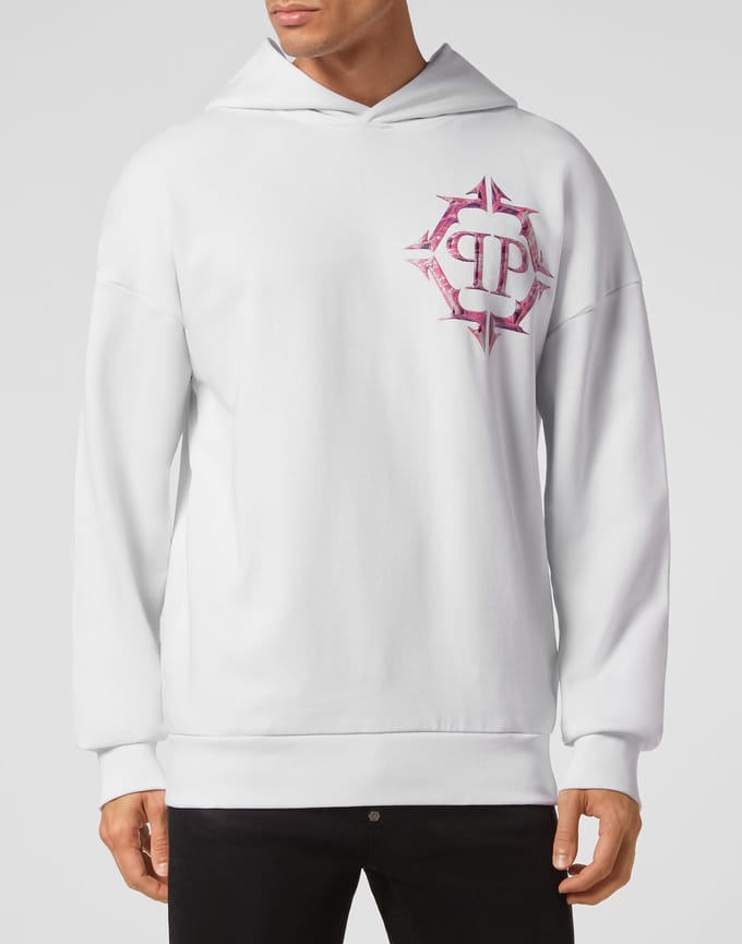 Sweatshirt Met Capuchon Chrome