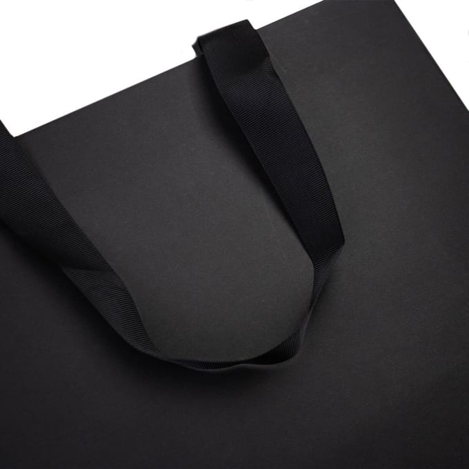 10x cadeautasjes Mat Zwart A3 - 42x12x35cm
