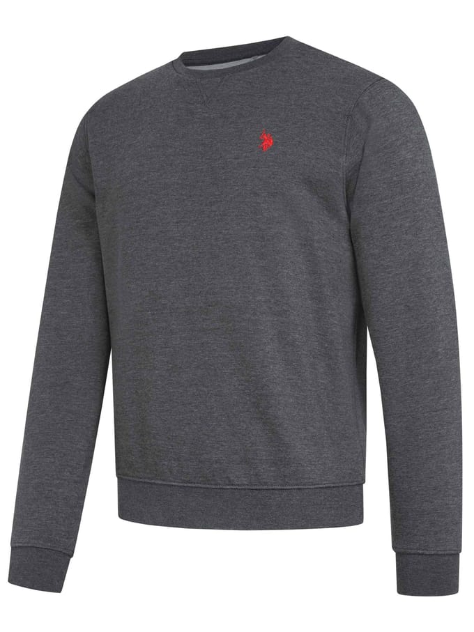 U.S. Polo Assn. heren sweatshirt pullover van katoenmix