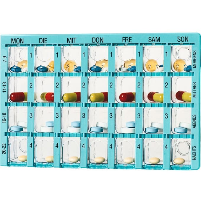 Dosett Medicator Dos Box - Medicijndoos voor 7 dagen - Pillendoosje