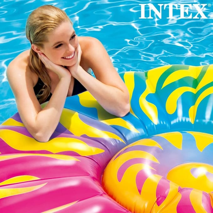 Opblaasbaar matras Intex Schelp 15,7 x 25 x 12,7 centimeter