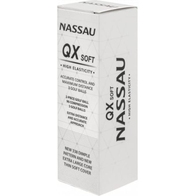 Nassau QX Soft 1 x 3 Golfballen