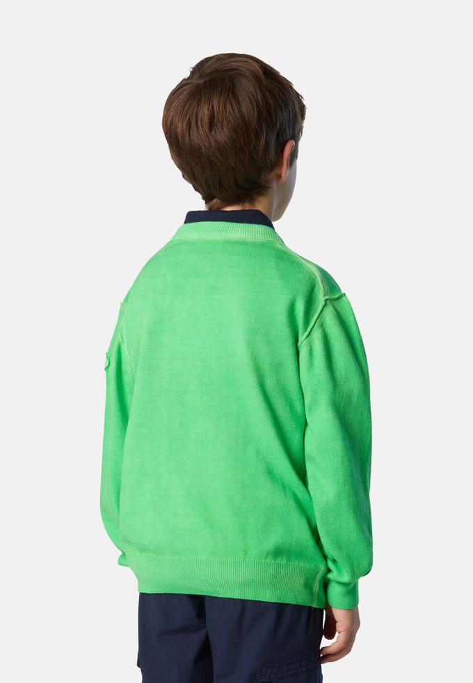 North Sails Trui Ronde hals met logopatch