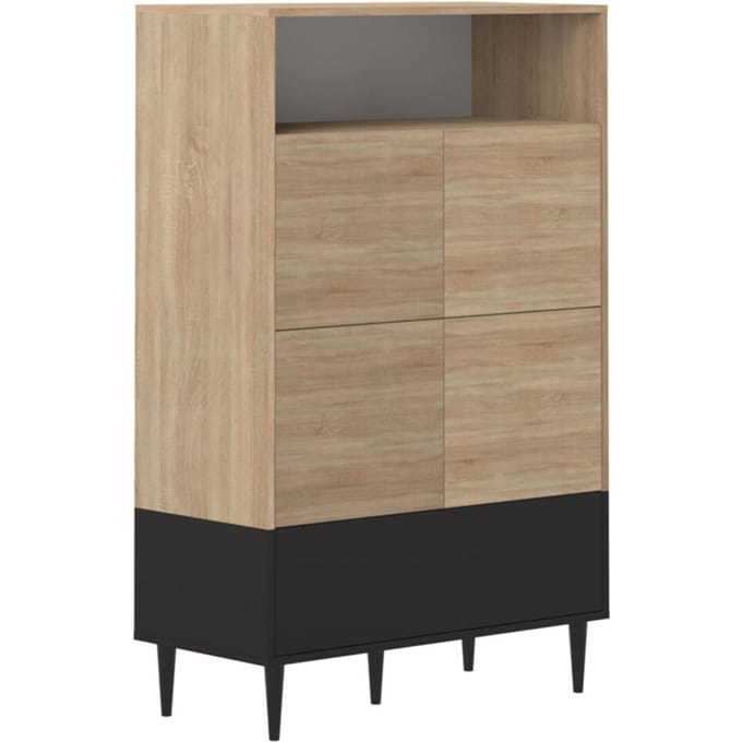 Interia Dressoir Kaya Zwart - Eik
