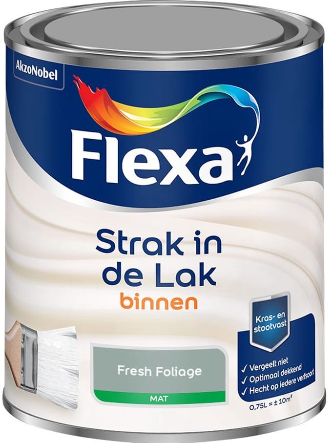 Flexa - Strak In De Lak Binnenlak Mat - Fresh Foliage - Mengverf - 750 Ml