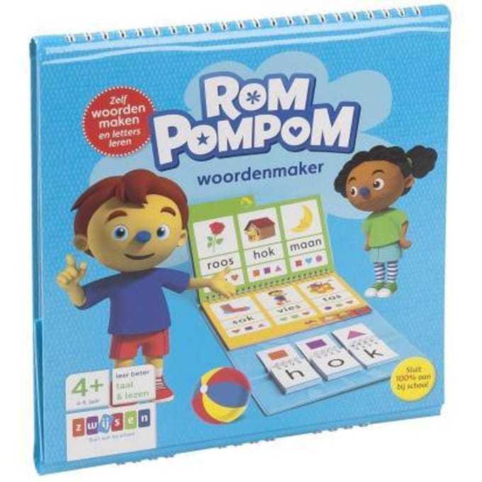 Rompompom Woordenmaker Educatieve boeken (spelletjes en raadsels)
