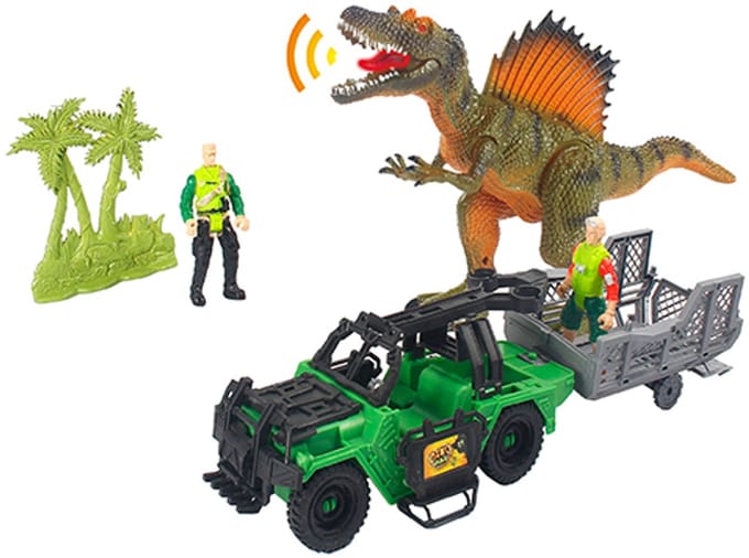 Dinosaurus + jeep set