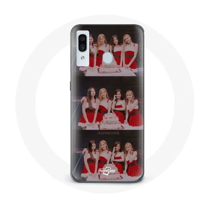 Coque pour Samsung Galaxy A40 BLACKPINK Cadeau de Noël Chanson Last Christmas
