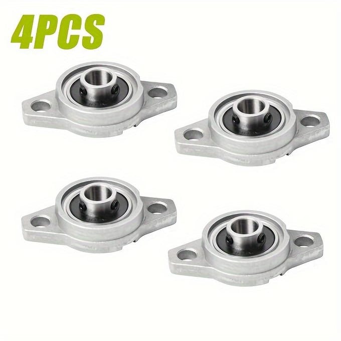 4/10/20 pièces Accessoires d'imprimante 3D Support de vis T8 horizontal Support de vis trapézoïdale Siège KFL08 ou KFL000 8MM--4pcs white
