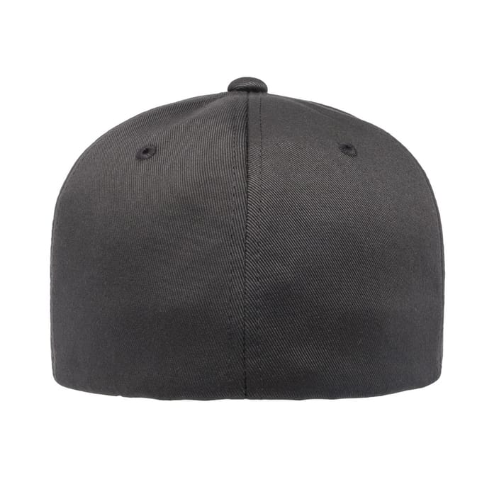 Flexfit Wollige gekamde muts (Donkergrijs)