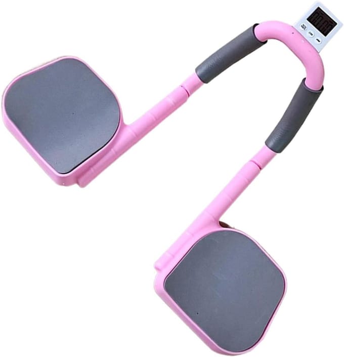 Buikspiertrainer - Core trainer Plank trainer - Thuis trainen - Ergonomisch ontwerp - 28 x 20 x 10 cm - Roze