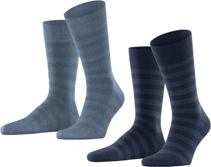 Esprit Sokken Mesh Stripe 2-Pack