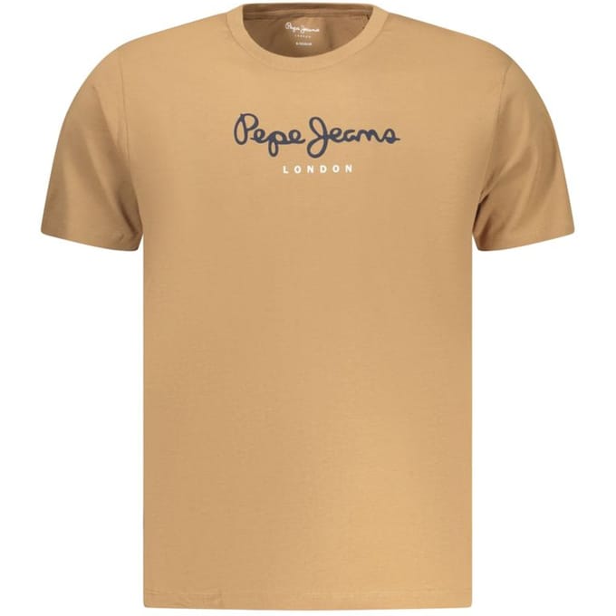 Pepe Jeans Marrone Katoenen Heren T-Shirt