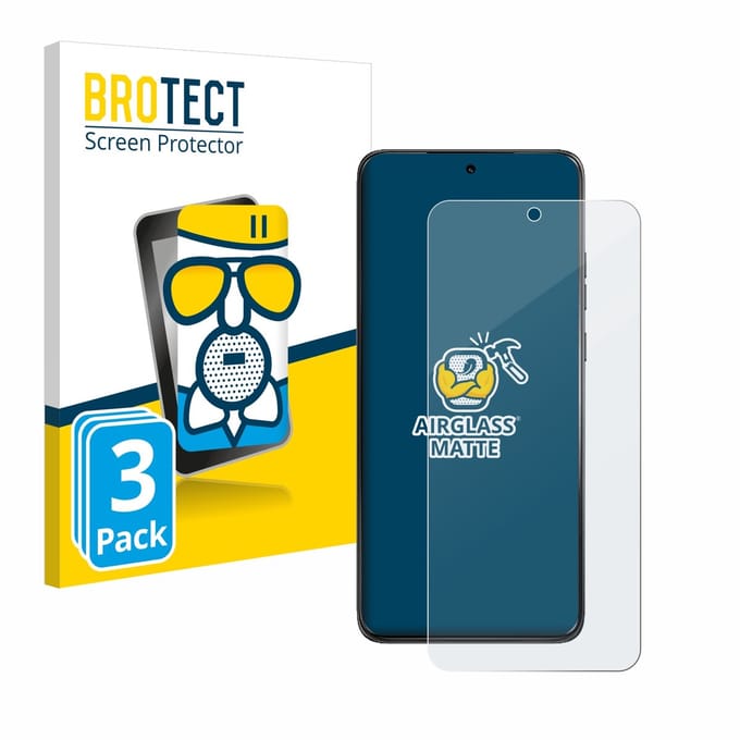 BROTECT - Screenprotector voor Motorola ThinkPhone 25 - Folie Beschermfolie Beschermglas matte 3 Stuks