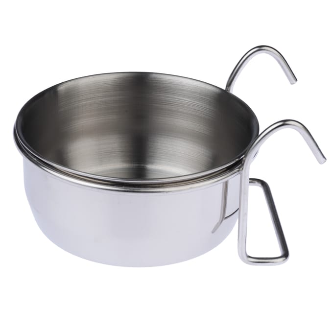 TIAKI RVS hangende voerbak 140 ml / Ø 7,5 cm voor Vogels