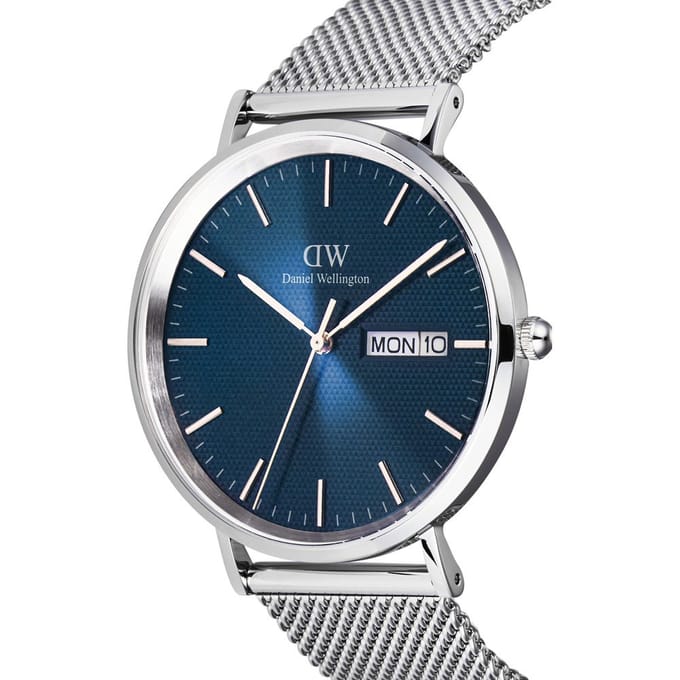 Daniel Wellington DW Watch Classic Day Display Sterling Arctic 40mm Silver