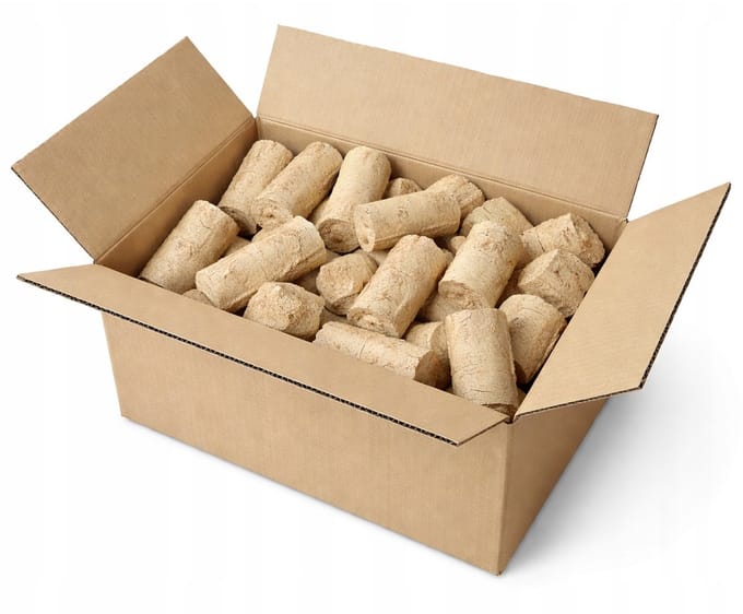 Houtbriketten voor de open haard, van beukenhout, droog, 25 kg