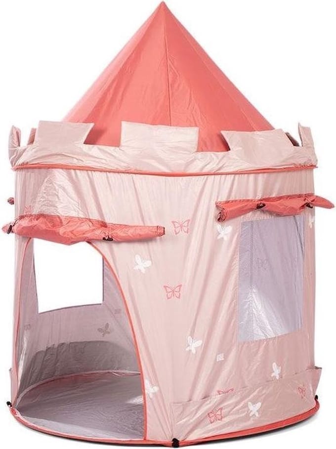 Mamamemo Pop-up Speeltent Peach 140 Cm Polyester Roze 2-delig