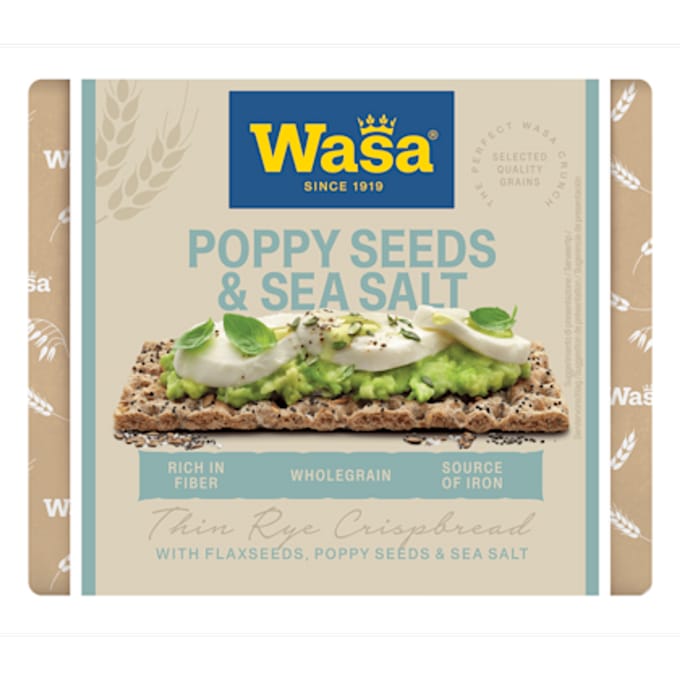Crunchy Twist Poppy Seeds & Sea Salt